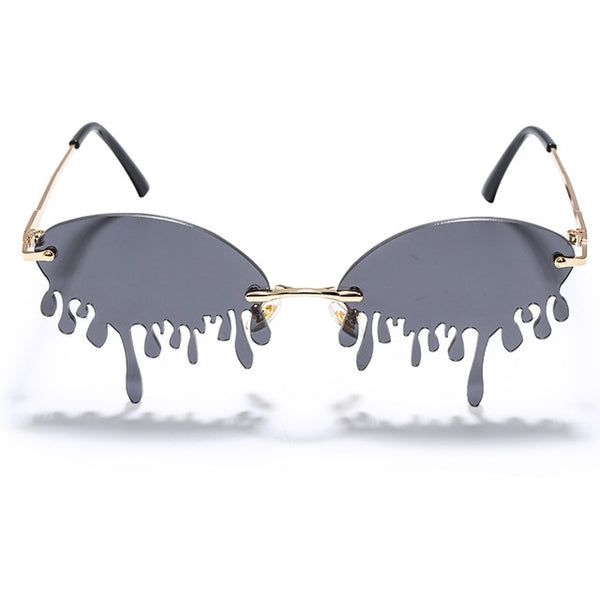 Hot sale Fashion Water drop Sunglasses  Streetwear Gafas Shades