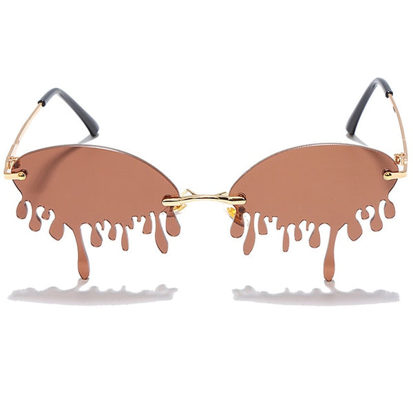 Hot sale Fashion Water drop Sunglasses  Streetwear Gafas Shades