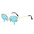 New Fashion Rimless Sunglasses  Gafas Shades UV400 Oculos Feminino