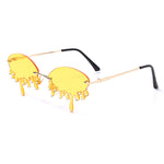 New Fashion Rimless Sunglasses  Gafas Shades UV400 Oculos Feminino