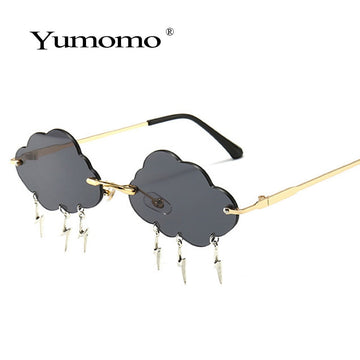 Fashion Lightning Cloud Frameless Sunglasses UV400 Oculo