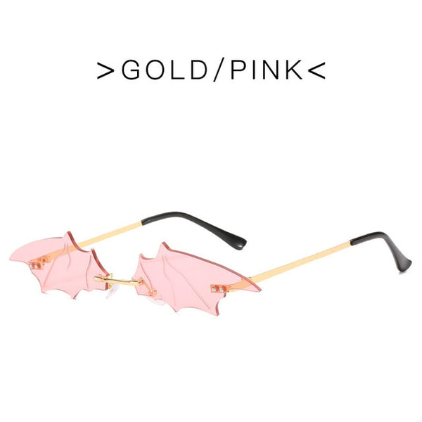 bat pattern sun glasses for female eyewear shades for women sunglasses